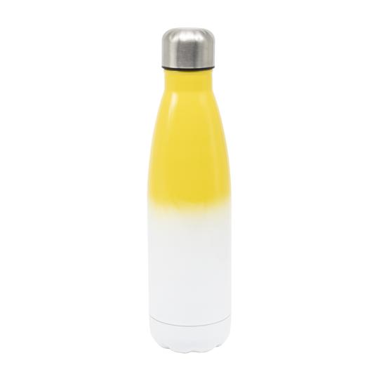 BOT. BLANCA LECHERA 500ML / 17 OZ DEGRADADO AMARILLO P/SUB. GEN.