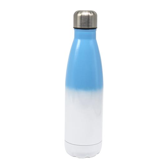 BOT. BLANCA LECHERA 500ML / 17 OZ DEGRADADO CELESTE P/SUB. GEN.