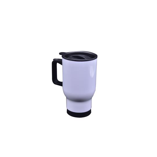 JARRA DE ACERO VIAJERO 16 OZ BLANCO P/SUB. COLOR MAKE.