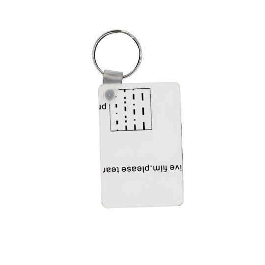 LLAVERO DE MDF DOBLE CARA RECTÁNGULAR 5MM P/SUB. GEN.