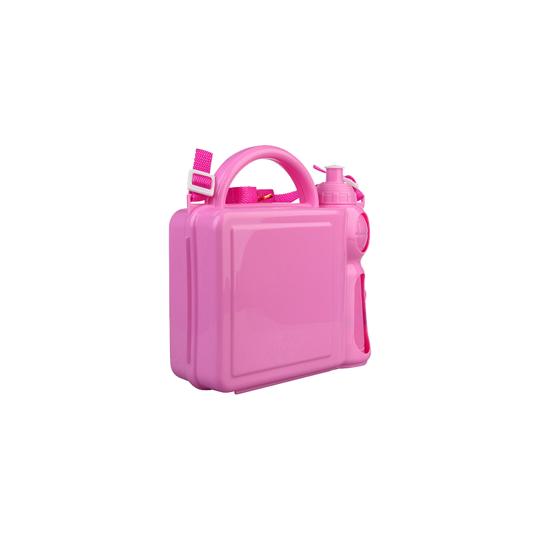 LONCHERA PLASTICA ROSADO P/SUB. (AREA SUBLIMABLE 12 X 12) GEN.
