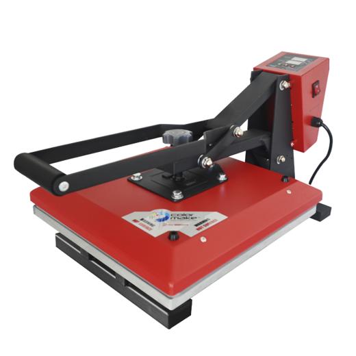 PRENSA DE CALOR 38X38 CM PLANA MANUAL COLOR MAKE.