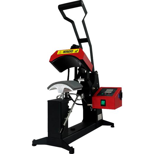 PRENSA DE CALOR MANUAL P/SUB. GORRA TIPO CAIMÁN COLOR MAKE.