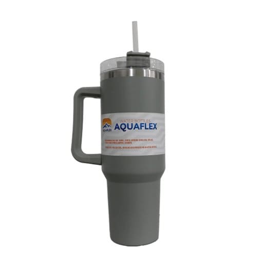 VASO INOX. STANLEY 40 OZ. GRIS  P/GRAB. LASSER DG.