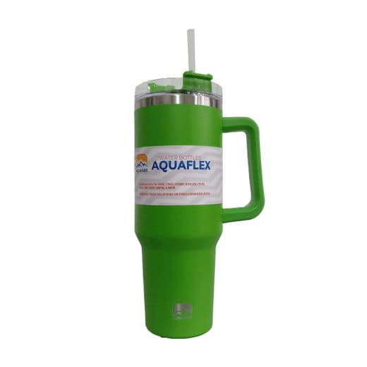 VASO INOX. STANLEY 40 OZ. VERDE P/GRAB. LASSER DG.