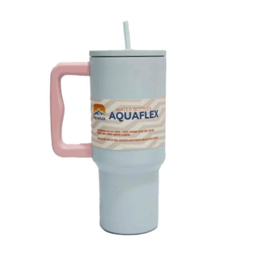 VASO INOX. QUENCHER 30 OZ. CELESTE P/GRAB. DG.