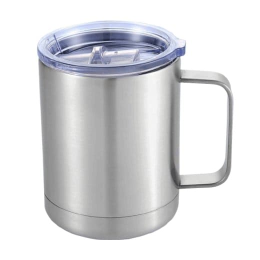 VASO ACERO C/ASA 400 ML. PLATA SUB. C. MAKE