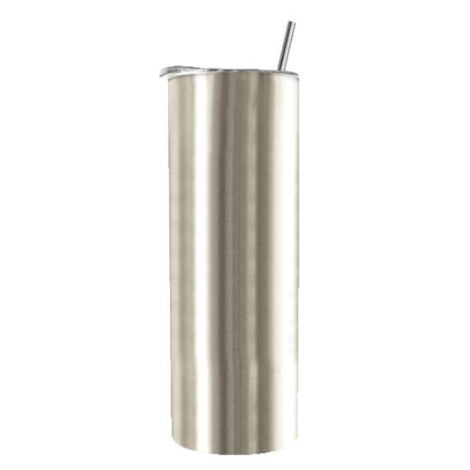 TUMBLER SKINNY PLATA C/PAJILLA METAL 500 ML. SUB. BESTSUB