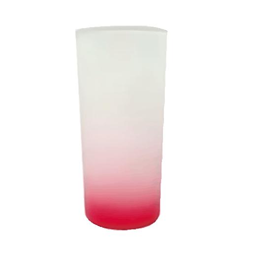 VASO FROSTED 270 ML. DEGRADADO ROJO C. MAKE