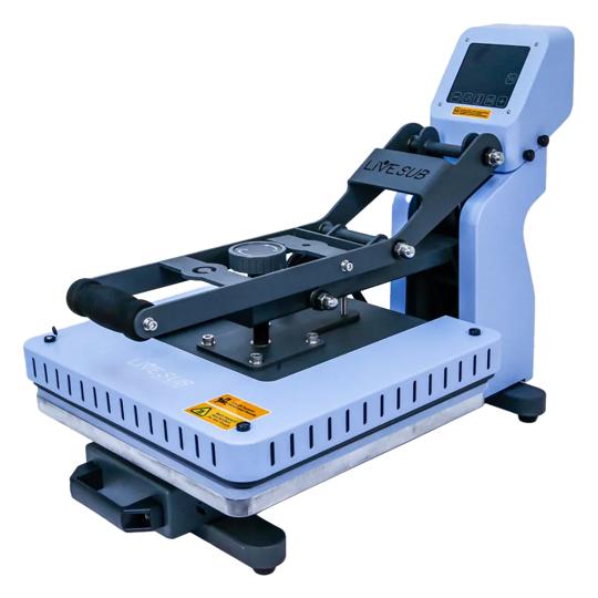 PRENSA DE CALOR PLANA MANUAL 38X38 CM C/BANDEJA CORREDIZA CRAFT EXPRESS