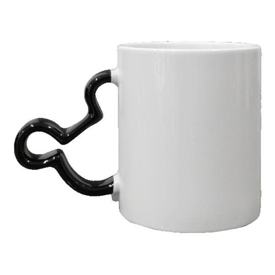 TAZA CER. BLANCA 11 OZ. MICKEY ASA NEGRA SUB. DG.