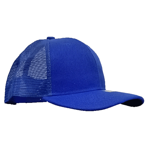 GORRA DE MALLA Y FRENTE DE LANA AZUL BANDERA TAMI