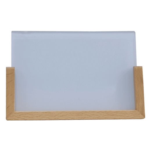 RETRATERA PHOTO ACRILICO 20.3X16.2 CM. C/BASE MADERA SUB. DG.